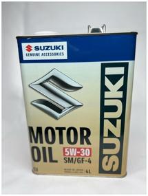 img 3 attached to Synthetic engine oil SUZUKI Motor Oil 5W-30 SM/GF-4, 4 l, 3.8 kg, 1 piece