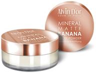 alvin d''or mineral banana matte loose powder lsp-01 logo