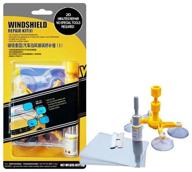 hits car windshield repair kit (anti-crack) windshield repair kit logo