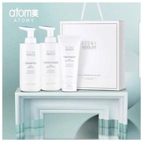 img 1 attached to Atomy Absolute 3-piece hair set shampoo, conditioner, mask
