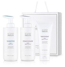 img 3 attached to Atomy Absolute 3-piece hair set shampoo, conditioner, mask