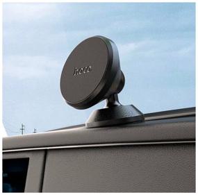 img 1 attached to Car magnetic phone holder Hoco CA79 Ligue, black