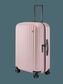 img 4 attached to NINETYGO suitcase, polycarbonate, corrugated surface, 104 l, size L, white