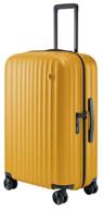 ninetygo suitcase, polycarbonate, corrugated surface, 104 l, size l, white логотип