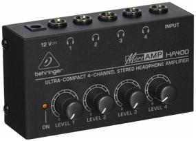 img 1 attached to Studio Headphone Amplifier Behringer HA 400 MICROAMP