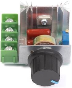 img 4 attached to Power regulator, AC voltage GSMIN AK76 (220V, 50-220V, 2000W) dimmer (Green)