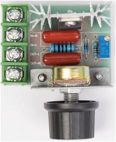 img 1 attached to Power regulator, AC voltage GSMIN AK76 (220V, 50-220V, 2000W) dimmer (Green)