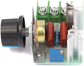 img 2 attached to Power regulator, AC voltage GSMIN AK76 (220V, 50-220V, 2000W) dimmer (Green)