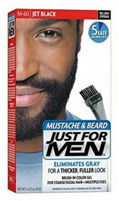 img 2 attached to Just for men - beard dye Real Black m55 complete with brush