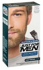 img 4 attached to Just for men - beard dye Real Black m55 complete with brush