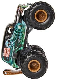 img 4 attached to Monster Jam Grave Digger (6061991) 1:64, 16.5 cm, black
