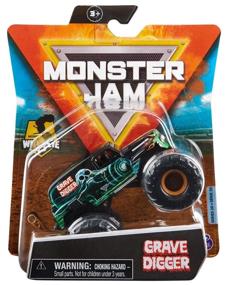img 3 attached to Monster Jam Grave Digger (6061991) 1:64, 16.5 cm, black