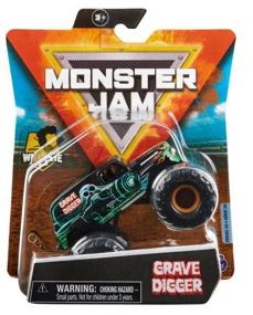 img 1 attached to Monster Jam Grave Digger (6061991) 1:64, 16.5 cm, black