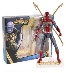 img 2 attached to Figure Iron Man Spider Avengers Marvel (17 cm)
