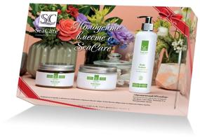 img 2 attached to Organic Spa Gift Set #8, Hand and Foot Creams and Body Lotion with Aloe Vera and Oils.