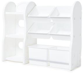 img 2 attached to Toy rack IFAM New Design Organizer-3, white / Toy storage / Children''s furniture