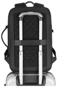 img 4 attached to Backpack men''s grey, urban, casual, school, for training, travel, sports
