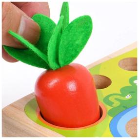 img 4 attached to Educational game Magnetic fishing + Montessori carrots with worms CheKupil?