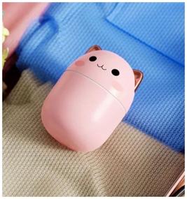 img 1 attached to Humidifier MINI KOT, aroma diffuser (pink)