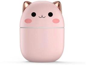 img 4 attached to Humidifier MINI KOT, aroma diffuser (pink)