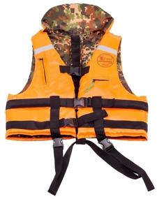 img 2 attached to Life jacket POSEIDON FISH Life vest adult up to 80 kg with gims headrest, Belarus