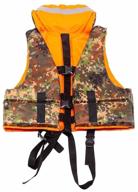 life jacket poseidon fish life vest adult up to 80 kg with gims headrest, belarus logo