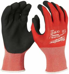 img 4 attached to Milwaukee Cut Resistance Level 1 Gloves, Size XL/10