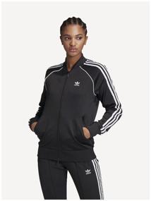 img 4 attached to Windbreaker Adidas SST TRACKTOP PB BLACK/WHITE Women GD2374 40