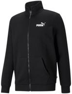 jumper puma essential track jacket fl black s 58669401 logo