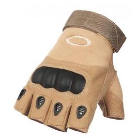 img 4 attached to Tactical gloves fingerless Army Tactical Gloves Sand M