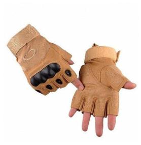 img 2 attached to Tactical gloves fingerless Army Tactical Gloves Sand M
