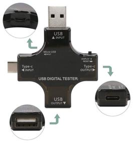 img 4 attached to Multifunction tester USB Type-A, USB Type-C