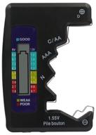 digital battery and battery tester to check the charge capacity logo