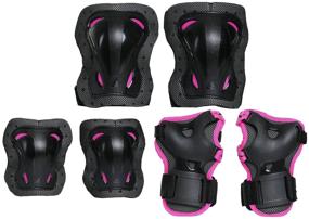 img 1 attached to Rollerblade 2022 Skate Gear Junior 3 Pack Black/Pink (US: XXXS)
