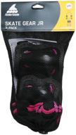 rollerblade 2022 skate gear junior 3 pack black/pink (us: xxxs) логотип