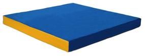 img 1 attached to Sports mat 100x100x10 cm KMS No. 2 blue/yellow