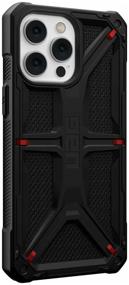 img 1 attached to Urban Armor Gear (UAG) Monarch Series iPhone 14 Pro Max Case - Blue (Mallard) (114035115555)