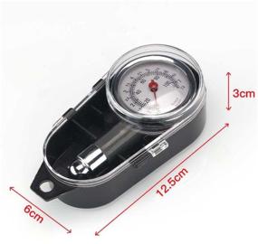 img 3 attached to Tire tire pressure gauge Fire Tiger 10x5cm 7.5 atm / Mechanical (tire) pressure gauge / in plastic case K6109