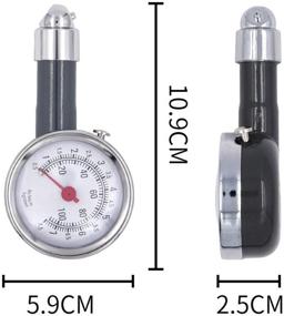 img 2 attached to Tire tire pressure gauge Fire Tiger 10x5cm 7.5 atm / Mechanical (tire) pressure gauge / in plastic case K6109
