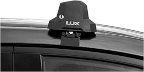 img 1 attached to Roof rack LUX City for Volkswagen Polo V sedan (2010-2020) with smooth roof (Silver)