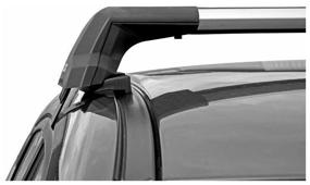 img 2 attached to Roof rack LUX City for Volkswagen Polo V sedan (2010-2020) with smooth roof (Silver)