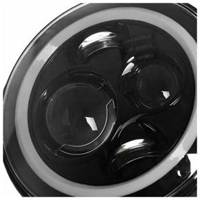 img 2 attached to Led headlights VAZ Niva LADA UAZ GAZ Mercedes-Benz ZIL 2pcs. / 60 W, 12-24V / fog lamp angel eyes 2 pieces, with lens, with DRL
