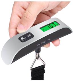 img 3 attached to Luggage scales / hand-held electronic scales (electronic steelyard) ZDK S / luggage 50 (up to 50 kg)