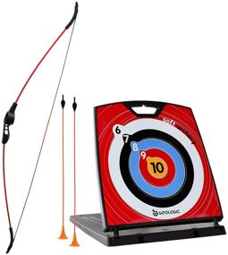 img 3 attached to Toy Set Decathlon Geologic Softarchery 100, 8505629, black/red