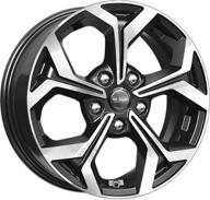 wheel disc k&k ks878 6.5x16/5x112 d57.1 et50, 8.3 kg, silver логотип