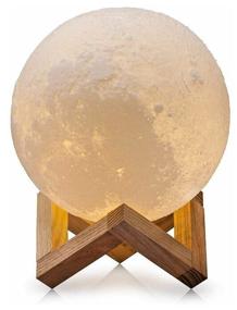 img 1 attached to Lamp night light moon / Lamp moon ball / Lamp moon 3D / Night lamp moon / Night lamp for bedroom