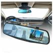 full hd 1080 dual camera mirror dash cam with enlarged lcd monitor, night vision, parking assistance logo