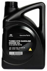 img 2 attached to HYUNDAI-KIA 0510000441 5W-30 4L TURBO SYN GASOLINE CF-4 SM synthetic motor oil () 1pc