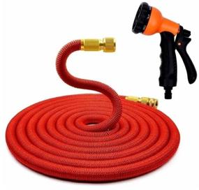 img 2 attached to Stretch garden watering hose 37 meters, with fittings and sprayer