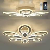 controlled led chandelier aurora double 120w 6f-app-660x105-white/white-220-ip20/uuo00003623 logo